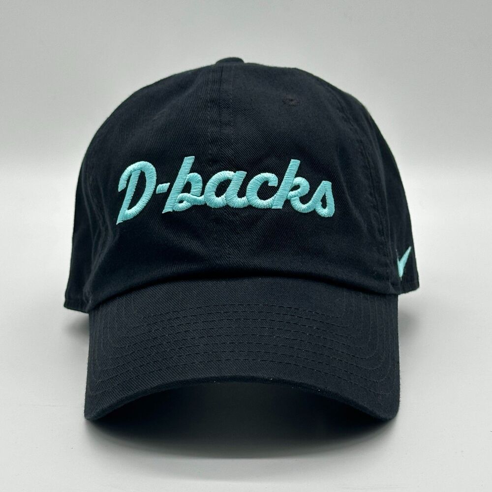 NWT Nike ACG x MLB AZ Diamondback Baseball Cap Arizona Black Teal Hat Men's M/L